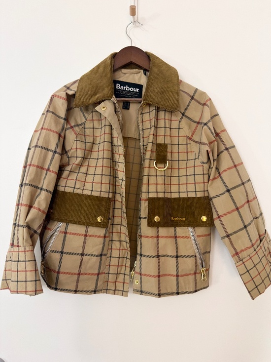 Barbour Jackets & Blazers - Barbour Cropped Tartan Jacket